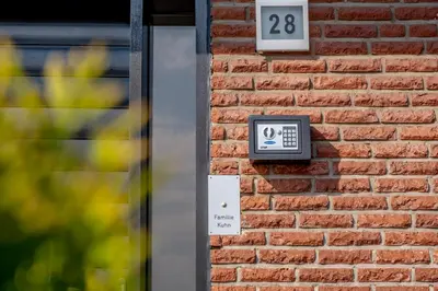 Grundriss der Unterkunft Helles Appartement mit eigenem Stellplatz