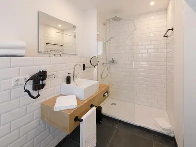 Ein Badezimmer in der Unterkunft Coffee Fellows Hotel Dortmund