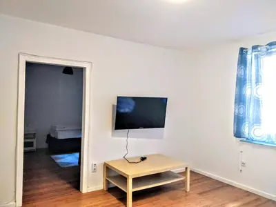 TV/Unterhaltungsangebot in der Unterkunft Bismarck MainHouse Apartments
