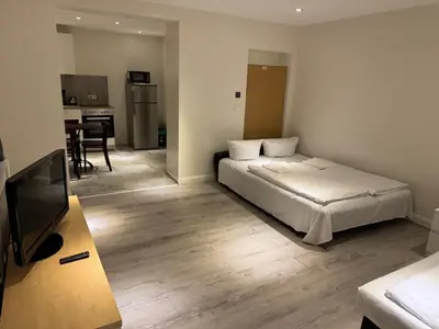 TV/Unterhaltungsangebot in der Unterkunft Bismarck MainHouse Apartments