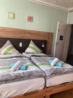 Ein Bett oder Betten in einem Zimmer der Unterkunft FeWo Casa Mallorca