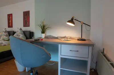 Ein Bett oder Betten in einem Zimmer der Unterkunft FeWo Casa Mallorca