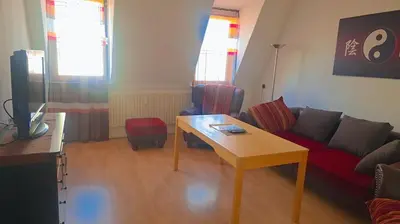 TV/Unterhaltungsangebot in der Unterkunft Johnny's wohnen auf Zeit