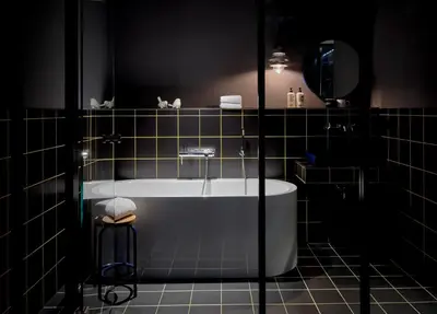 Ein Badezimmer in der Unterkunft 25hours Hotel Das Tour