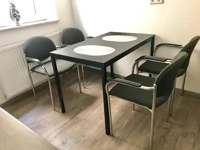 Ein Sitzbereich in der Unterkunft House-In Apartments Essen - Free Parking - WiFi - Kitchen