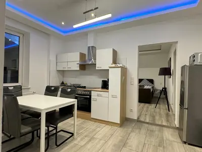 Küche/Küchenzeile in der Unterkunft House-In Apartments Essen - Free Parking - WiFi - Kitchen