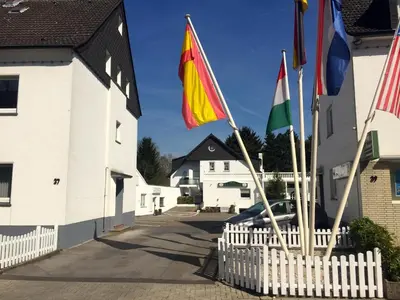 Das Gebäude in dem sich das Hotel befindet