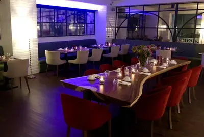 Ein Restaurant oder anderes Speiselokal in der Unterkunft Hotel Ramor Garni