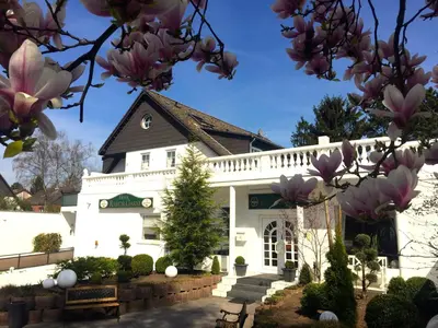 Ein Garten an der Unterkunft Hotel Ramor Garni