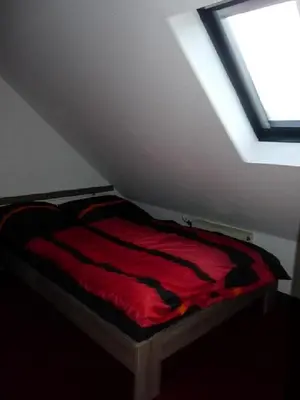 Ein Bett oder Betten in einem Zimmer der Unterkunft Ferienwohnung in Düsseldorf Hassel