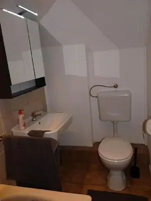 Ein Badezimmer in der Unterkunft Ferienwohnung in Düsseldorf Hassel
