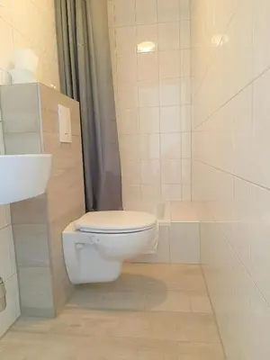 Ein Badezimmer in der Unterkunft Steakhaus Galgenbach