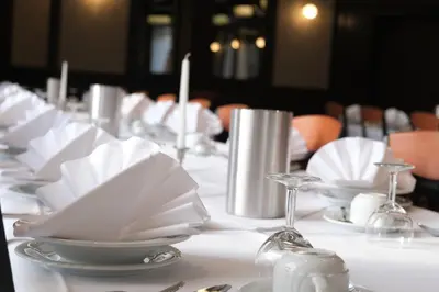Ein Restaurant oder anderes Speiselokal in der Unterkunft Vivotel Niederrhein