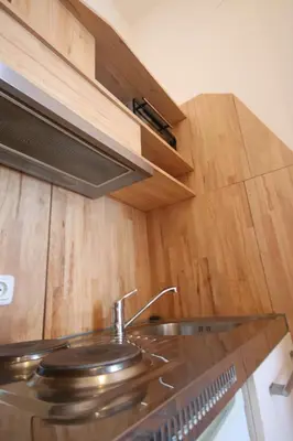Küche/Küchenzeile in der Unterkunft Moderne 2-3 Zimmer Wohnungen, ideal für Geschäftsreisende und Monteure in Essen
