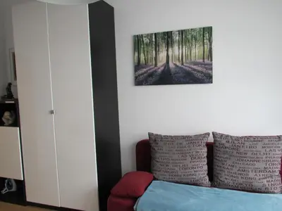 Ein Bett oder Betten in einem Zimmer der Unterkunft Noch Gemütlicher