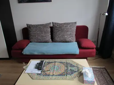 Ein Sitzbereich in der Unterkunft Noch Gemütlicher