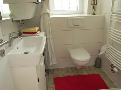 Ein Badezimmer in der Unterkunft Noch Gemütlicher