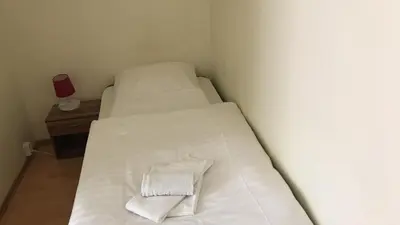 Ein Bett oder Betten in einem Zimmer der Unterkunft Hotel-Nachtwächter