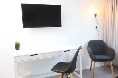 TV/Unterhaltungsangebot in der Unterkunft 1Step2AllCities House&Garden