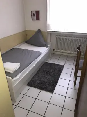 Ein Bett oder Betten in einem Zimmer der Unterkunft Lipmann am boll