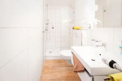 Ein Badezimmer in der Unterkunft Zur Alten Post