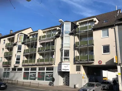 Das Gebäude in dem sich die Ferienwohnung befindet