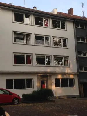 Das Gebäude in dem sich die Ferienwohnung befindet