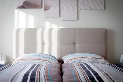 Ein Bett oder Betten in einem Zimmer der Unterkunft Penthouse M