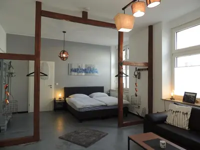 Ein Bett oder Betten in einem Zimmer der Unterkunft Zentrales Apartment Gelsenkirchen - City und Komfort