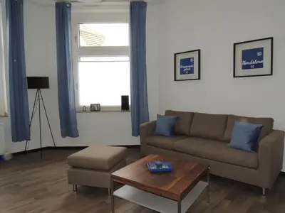Ein Sitzbereich in der Unterkunft Zentrales Apartment Gelsenkirchen - City und Komfort
