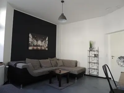 Ein Sitzbereich in der Unterkunft Zentrales Apartment Gelsenkirchen - City und Komfort
