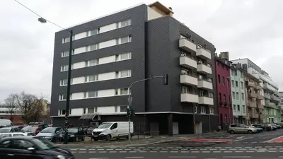 Das Gebäude in dem sich die Ferienwohnung befindet