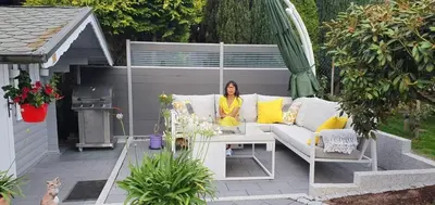 Ein Garten an der Unterkunft Ferienwohnung Marion