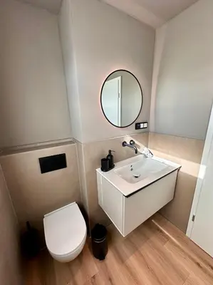 Ein Badezimmer in der Unterkunft Blankensteiner Seeblick