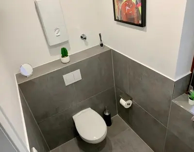 Ein Badezimmer in der Unterkunft Fair, University, BVB