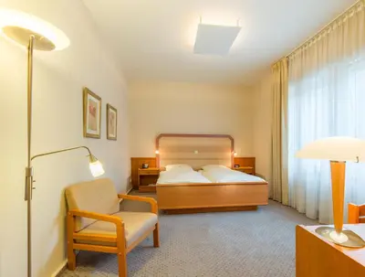 Ein Bett oder Betten in einem Zimmer der Unterkunft Sengelmannshof
