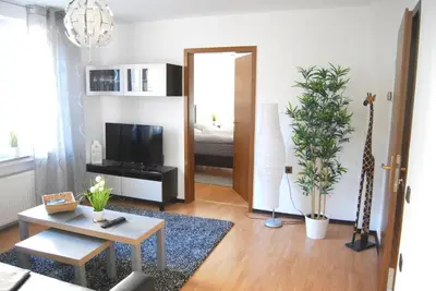 TV/Unterhaltungsangebot in der Unterkunft Apartment Unna-Massen mit eigener Sauna
