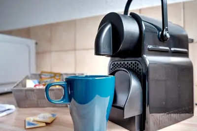 Kaffee-/Teezubehör in der Unterkunft Ferienwohnung Speldorf