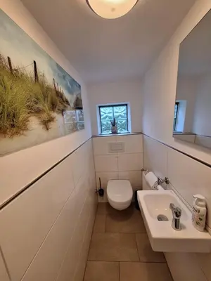Ein Badezimmer in der Unterkunft Alte Schmiede