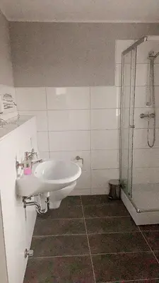 Ein Badezimmer in der Unterkunft Hotel-Restaurant Haus Nattkemper