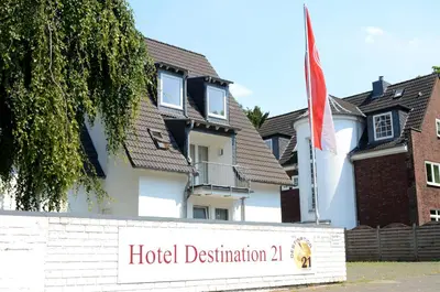 Das Gebäude in dem sich das Hotel befindet