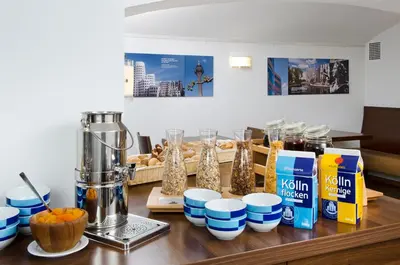 Getränke in der Unterkunft Hotel am Hofgarten