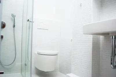 Ein Badezimmer in der Unterkunft new design apartment