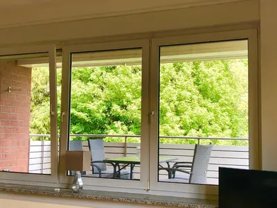 Ein Balkon oder eine Terrasse in der Unterkunft smart&beautiful Deluxe