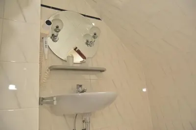 Ein Badezimmer in der Unterkunft Hotel Wilhelmshöhe