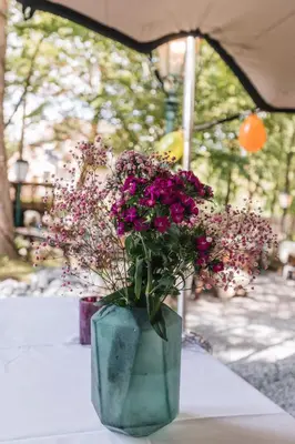 Ein Garten an der Unterkunft Fettehenne Gästehaus