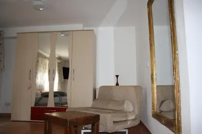 Ein Sitzbereich in der Unterkunft Apartment Seascape - Self Check-In