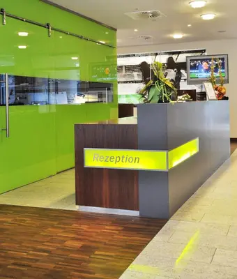 Lobby/Rezeption in der Unterkunft SportHotel Kaiserau
