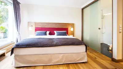 Ein Bett oder Betten in einem Zimmer der Unterkunft Overkamp