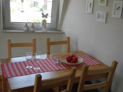 Grundriss der Unterkunft Ferienwohnung Spatzennest